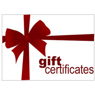 Gift Certificates are available!!